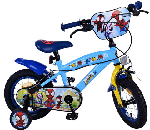 Spidey Kinderfiets - Jongens - 12 inch - Blauw - Twee handremmen