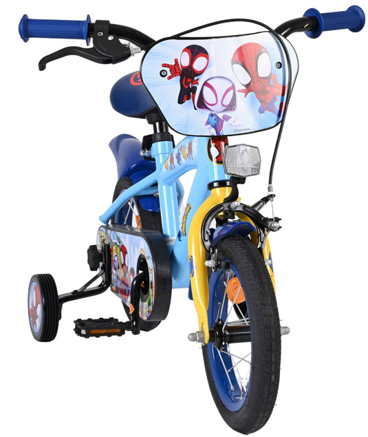 Spidey und seine tollen freunde spidey kinderfiets - jongens - 12 inch - blauw