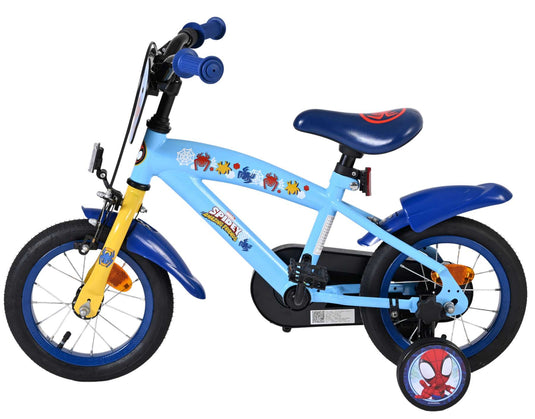 Spidey und seine tollen freunde spidey kinderfiets - jongens - 12 inch - blauw