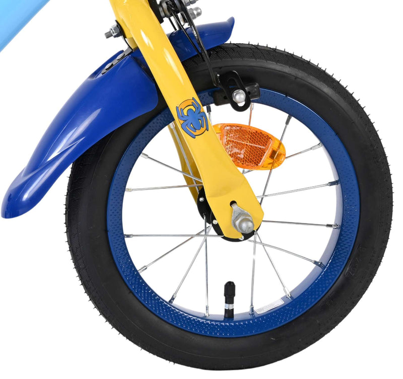 Afbeelding laden in galerijviewer, Spidey und seine tollen freunde spidey kinderfiets - jongens - 12 inch - blauw - twee handremmen
