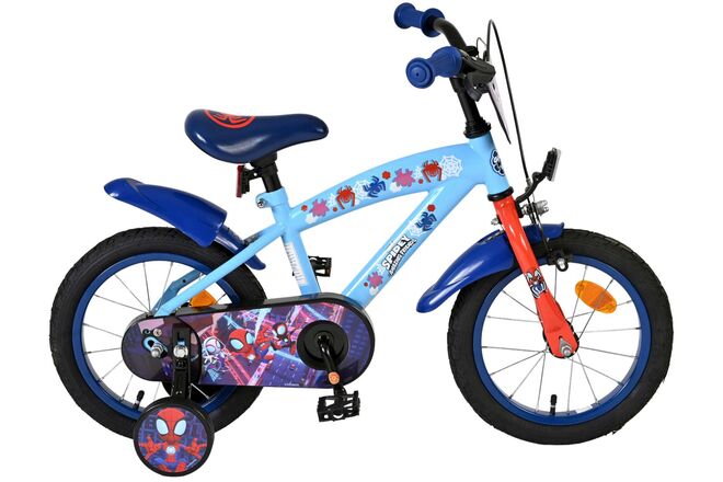 Load image into Gallery viewer, Spidey und seine tollen freunde spidey kinderfiets - jongens - 14 inch - blauw
