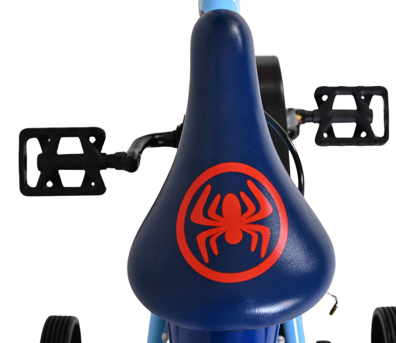 Load image into Gallery viewer, Spidey und seine tollen freunde spidey kinderfiets - jongens - 14 inch - blauw rood - twee handremmen

