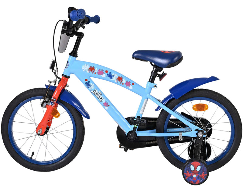 Load image into Gallery viewer, Spidey und seine tollen freunde spidey kinderfiets - jongens - 16 inch - blauw
