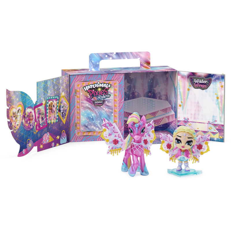 Load image into Gallery viewer, Spin Master Spin Hatchimals Pixies Riders Wilder Wings
