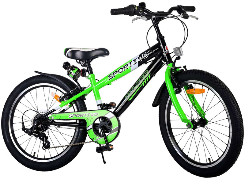 Load image into Gallery viewer, Volare Sportivo Kinderfiets - Jongens - 20 inch - Groen - 7 versnellingen
