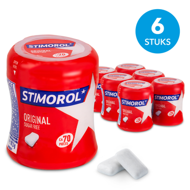 Stimorol original bottle (6x 80gr)