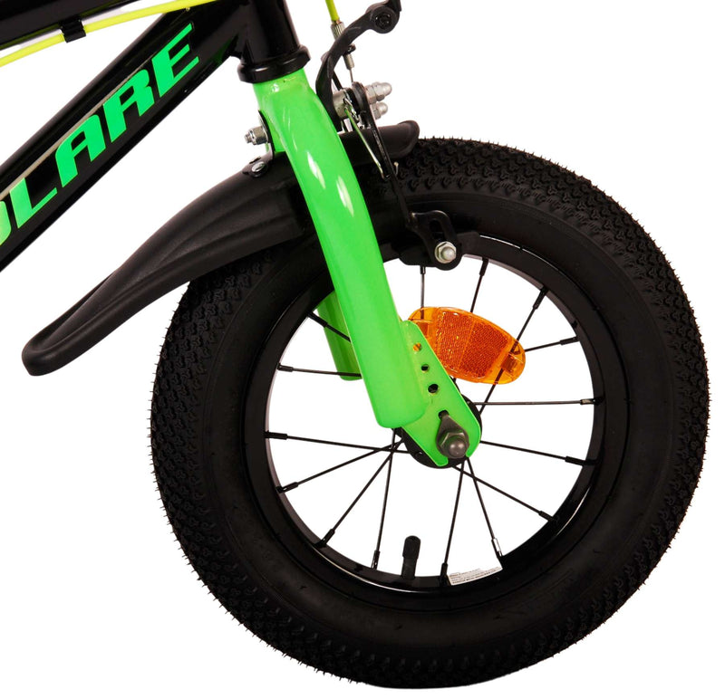 Load image into Gallery viewer, Volare super gt kinderfiets - jongens - 12 inch - groen - twee handremmen
