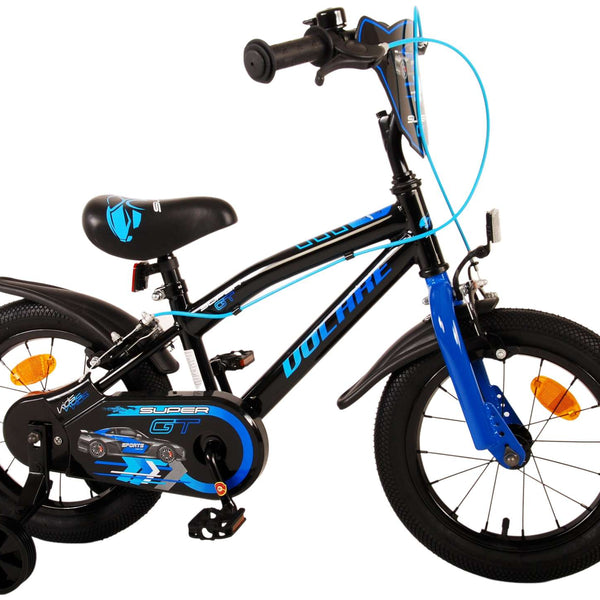 Volare Super GT Kinderfiets - Jongens - 14 inch - Blauw - Twee handremmen