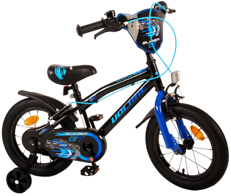 Load image into Gallery viewer, Volare Super GT Kinderfiets - Jongens - 14 inch - Blauw - Twee handremmen

