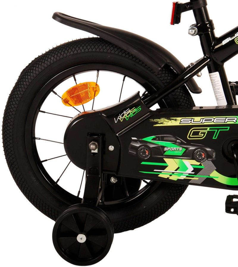 Load image into Gallery viewer, Volare super gt kinderfiets - jongens - 14 inch - groen - twee handremmen
