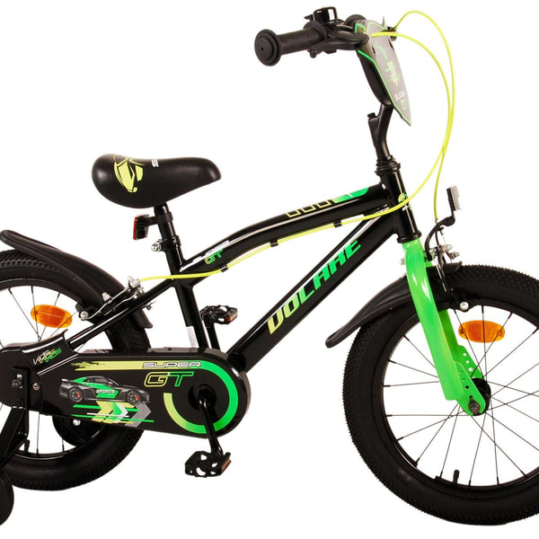 Volare Super GT Kinderfiets - Jongens - 16 inch - Groen - Twee handremmen