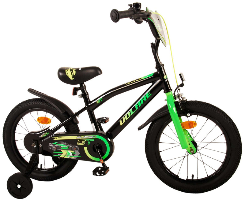 Load image into Gallery viewer, Volare Super GT Kinderfiets - Jongens - 16 inch - Groen

