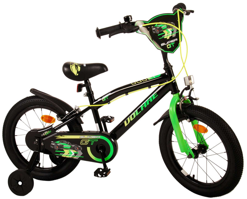 Load image into Gallery viewer, Volare Super GT Kinderfiets - Jongens - 16 inch - Groen - Twee handremmen

