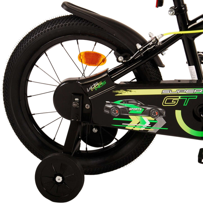 Load image into Gallery viewer, Volare Super GT Kinderfiets - Jongens - 16 inch - Groen - Twee handremmen
