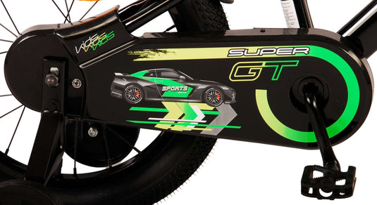 Volare Super GT Kinderfiets - Jongens - 16 inch - Groen - Twee handremmen