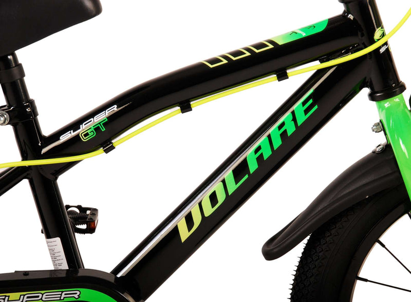 Load image into Gallery viewer, Volare Super GT Kinderfiets - Jongens - 16 inch - Groen - Twee handremmen
