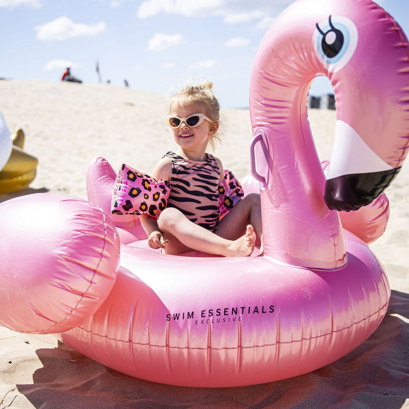 Load image into Gallery viewer, Dreamscape | rosé goud opblaas flamingo xxl

