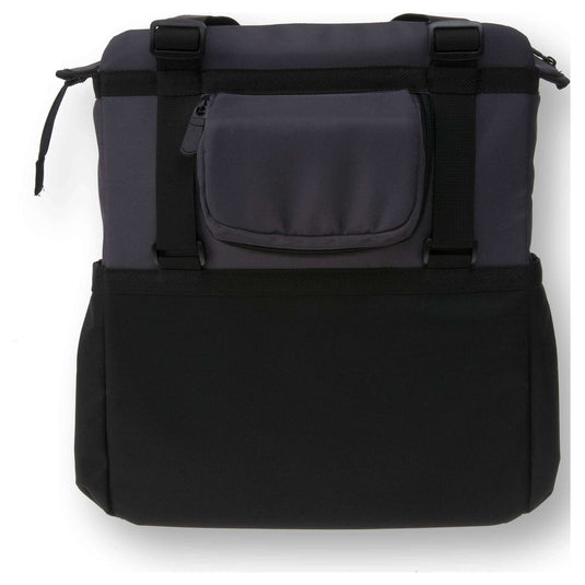Basil Shopper XL - sportieve en trendy fietstas voor boodschappen en strand, zwart antraciet, 20L