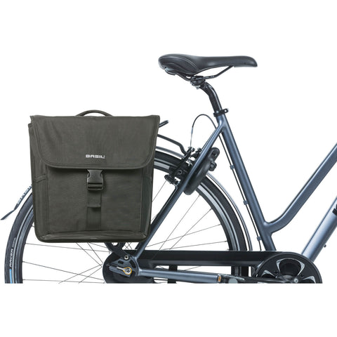 Basil GO MIK - double bicycle bag - 32 liters - black