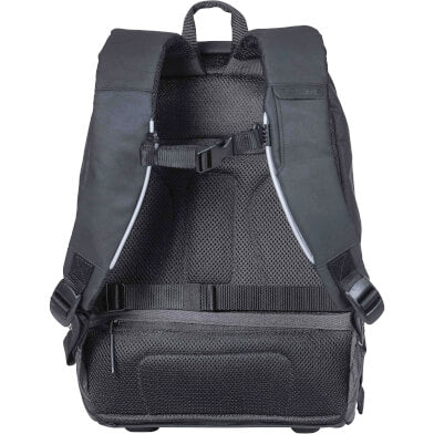 Basil B-Safe Commuter - bicycle backpack for 13inch laptop Nordlicht - 13 liters - graphite black