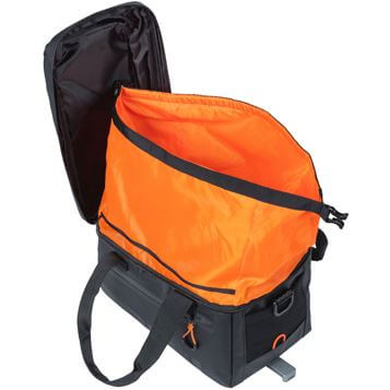 Basil Miles Tarpaulin - luggage carrier bag MIK - 7 liters - black/orange