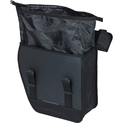 Basil Tour Waterproof Left - single pannier - 14 liters - black