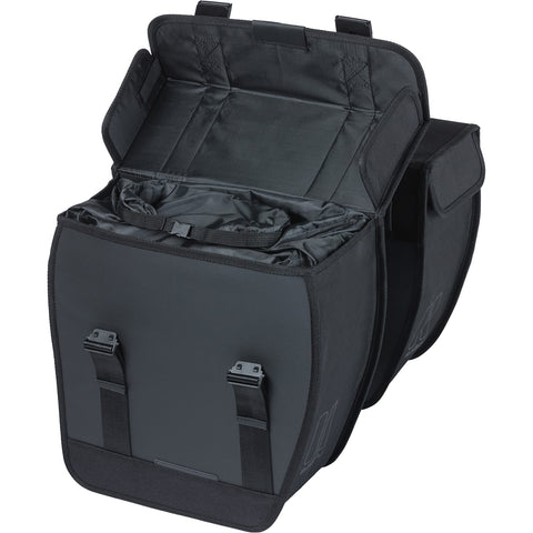 Basil Tour Waterproof XL - double pannier - 35 liters - black