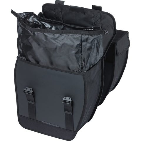 Basil Tour Waterproof XL - double pannier - 35 liters - black