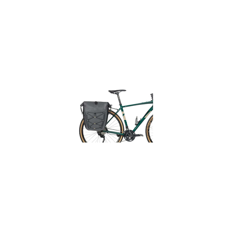 Load image into Gallery viewer, Basil Navigator Storm MIK SIDE fietstas - sportieve en functionele enkele fietstas - zwart - 100% waterdicht
