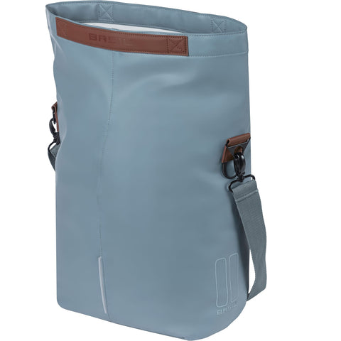 Basil City shopper Vegan Leather 14l blauw