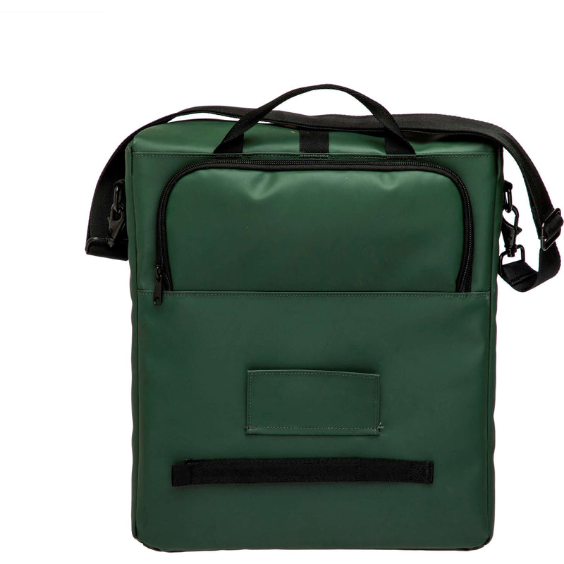 Load image into Gallery viewer, Odense Single Fietstas - Waterafstotend - 17,5L - Zwart Groen
