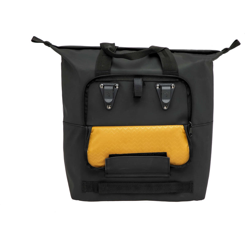 Load image into Gallery viewer, New Looxs zwarte boodschappentas 24L - polyester - zwart - haken
