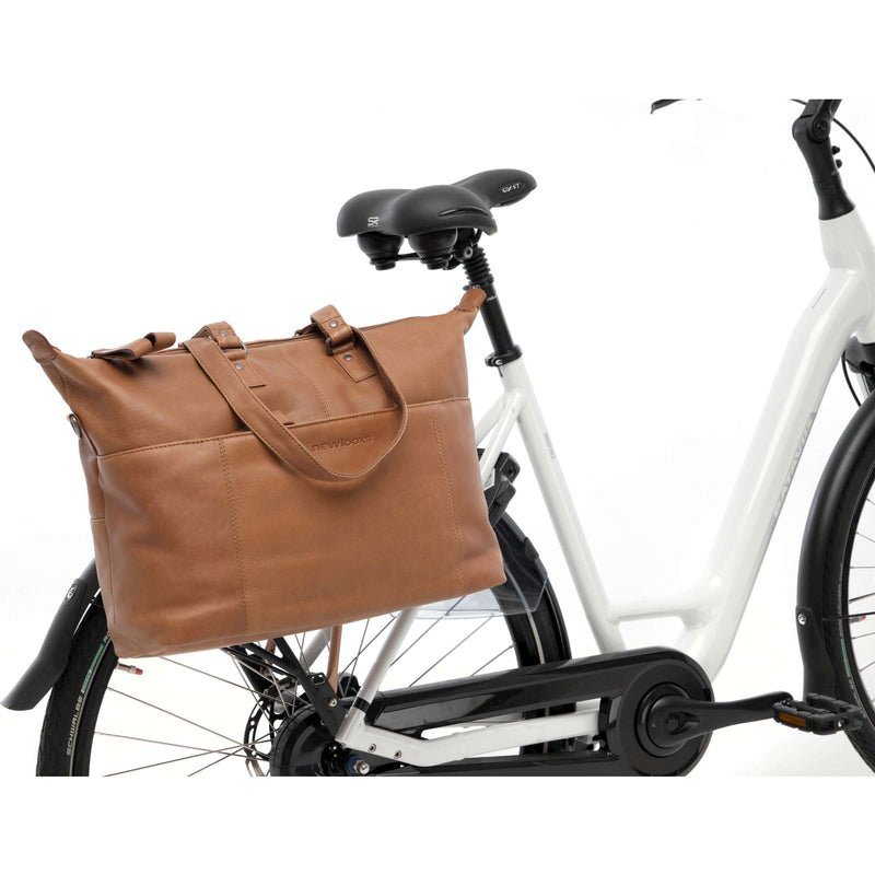 Load image into Gallery viewer, Newlooxs - New Looxs laptoptas leer Verla cognac 21 liter
