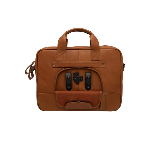 New Looxs laptoptas Luko leer 7,5l cognac