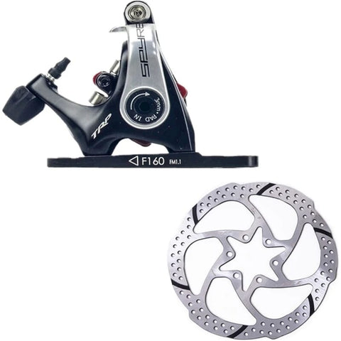 TRP MD-C610 Spyre Brake Caliper Mechanical Flatmount Front Black/Silver