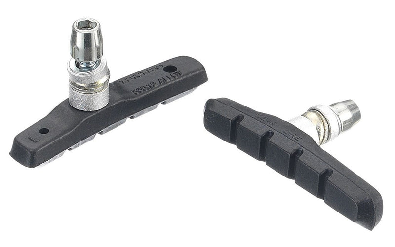 Load image into Gallery viewer, remblokken V-brake 72 x 13 mm zwart 2 stuks
