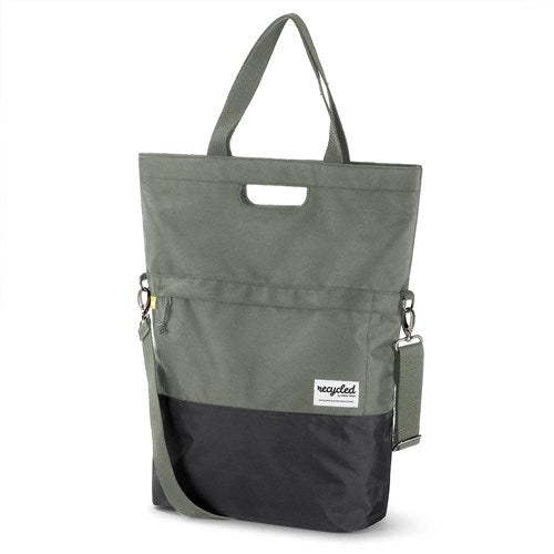 Load image into Gallery viewer, Urban Proof shopper tas 20L gerecycled groen grijs
