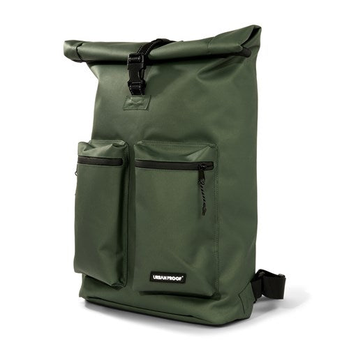 Load image into Gallery viewer, Dutchperfect urban proof backpack rolltop forest green - recycled
