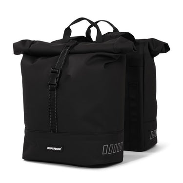 Urbanproof tas double roll up recycle 38l zwart