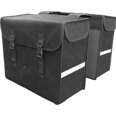 Greenlands dubbel tas kanvas 46l zwart