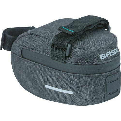 Basil Discovery 365D zadeltas S, zwart melee