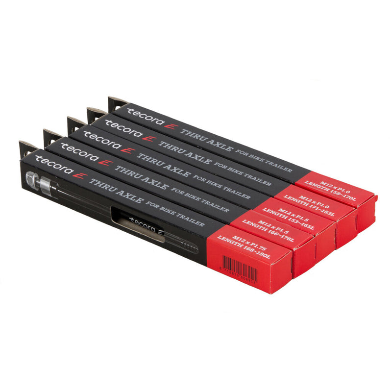 Load image into Gallery viewer, Tecora e steekas trailer m12 p1,0 171-183mm alu zwart
