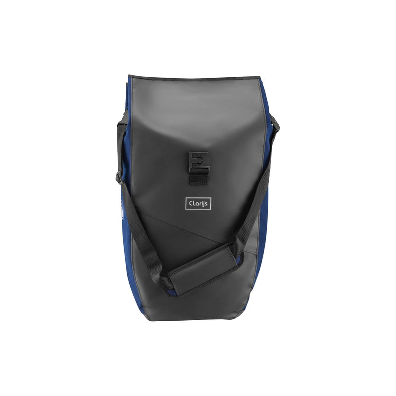 Load image into Gallery viewer, Clarijs fietstas solobag 24l zwart-blauw
