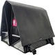 Clarijs fietstas dubbel xl pvc 46l met uitsparing zwart