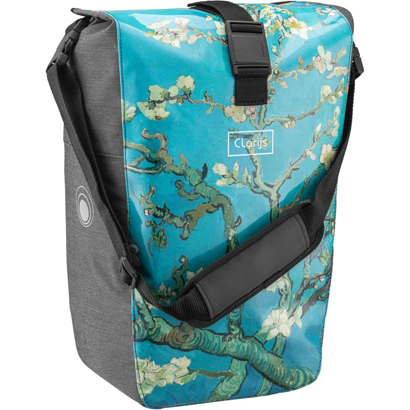 Load image into Gallery viewer, Clarijs fietstas solobag 24l van gogh almond blossom
