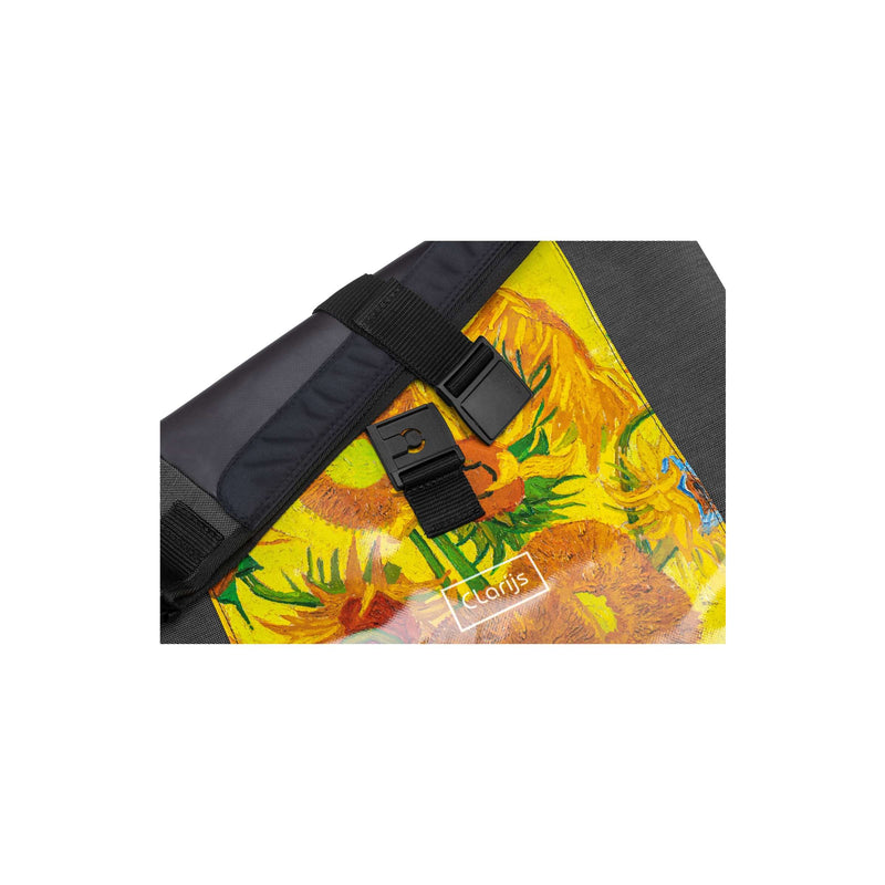 Load image into Gallery viewer, Clarijs fietstas solobag 24l van gogh sunflowers
