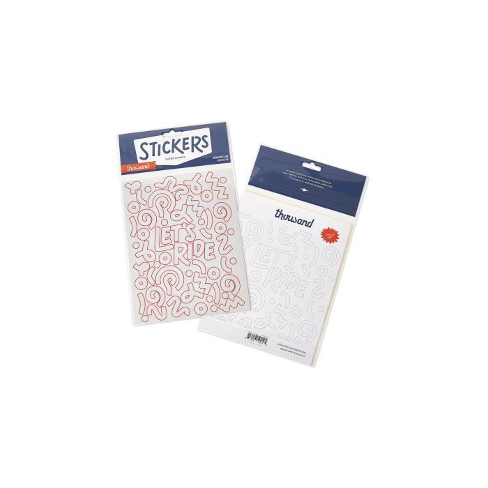 Load image into Gallery viewer, Thousand jr. helmet stickers - super shapes
