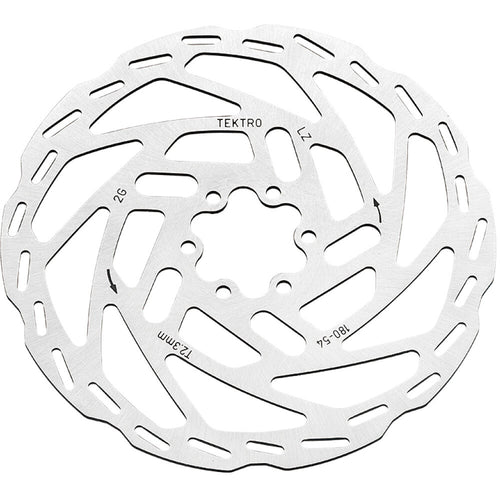 Tektro remschijf tr180-54 180mm 2,3mm 6-gaats zilver