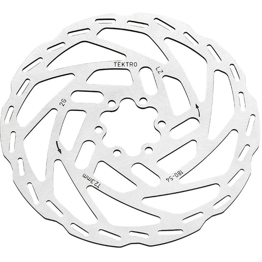 Tektro remschijf tr203-54 203mm 2,3mm 6-gaats zilver