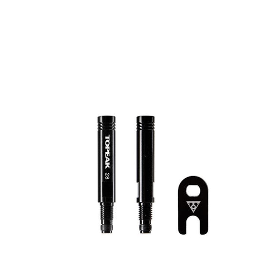 Topeak ventiel verlenger set frans 28mm